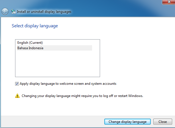 cara mengganti bahasa windows 7 menjadi bahasa indonesia