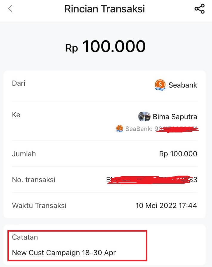 buka rekening seabank dapat uang